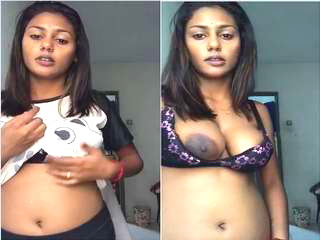 Today exclusive cute tamil ladki nude body video